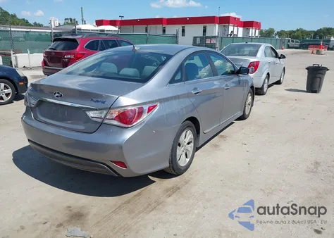 2014 Hyundai Sonata Hybrid из США, поврежденный, VIN KMHEC4A45EA118080
